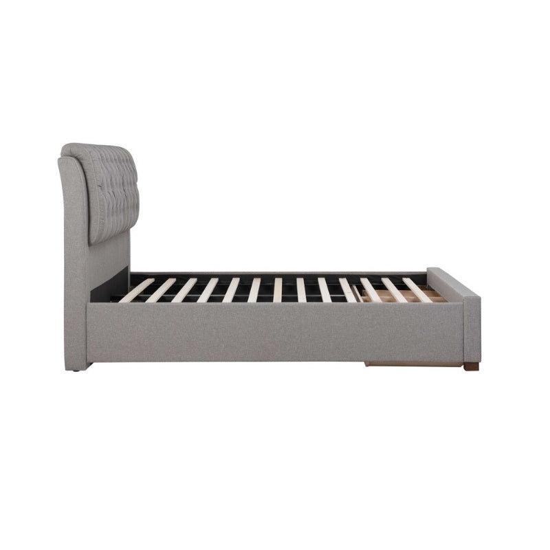 Birlea Valentino King 2 Drawer Bed Grey