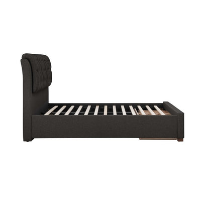 Birlea Valentino Double 2 Drawer Bed Charcoal
