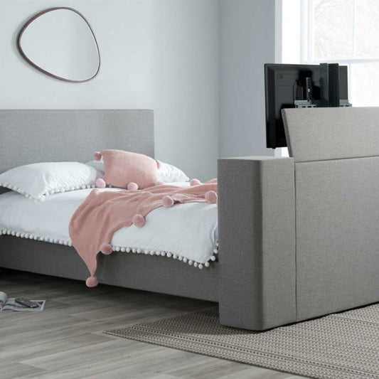 Birlea Plaza Double TV Bed Grey