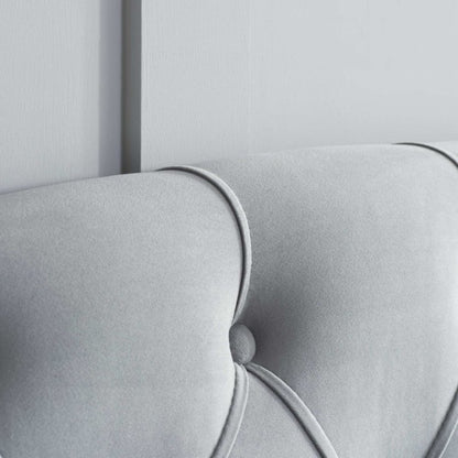 Birlea Hope Double Bed Grey Velvet