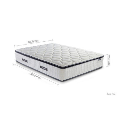 Birlea SleepSoul Space 2000 Pocket Sprung Boxtop Super King Mattress