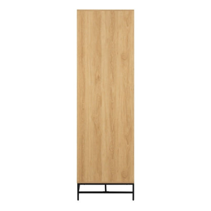 Furniture To Go Albany 4 Door Wardrobe Black & Oak