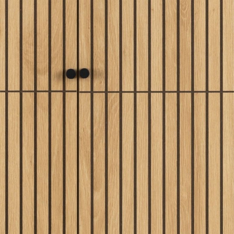 Furniture To Go Albany 4 Door Wardrobe Black & Oak