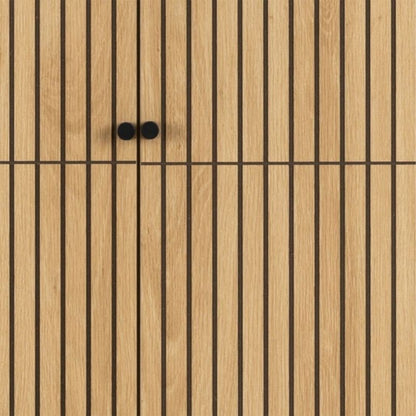 Furniture To Go Albany 4 Door Wardrobe Black & Oak
