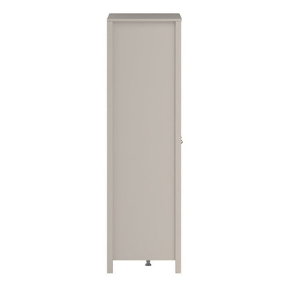 Furniture To Go Barcelona 2 Doors 1 Mirror Door 2 Drawers Wardrobe Cashmere