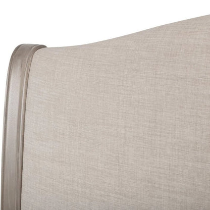 Julian Bowen Camille King Bed Oatmeal Linen & Limed Oak