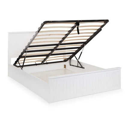 Julian Bowen Maine Double Ottoman Bed Surf White