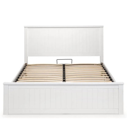 Julian Bowen Maine Double Ottoman Bed Surf White