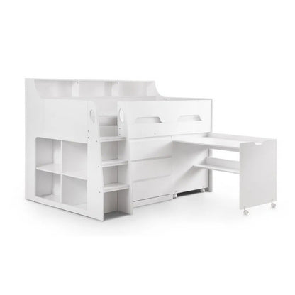 Julian Bowen Jupiter Midsleeper Bed White