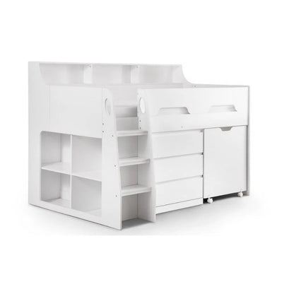 Julian Bowen Jupiter Midsleeper Bed White