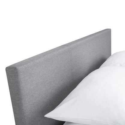 Julian Bowen Rialto Lift-Up Storage King Bed Light Grey Linen