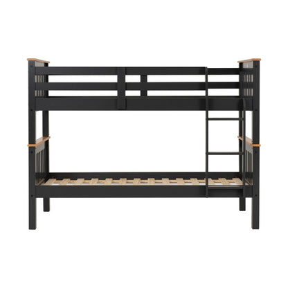 Seconique Neptune 3' Bunk Bed Dark Grey & Oak Effect