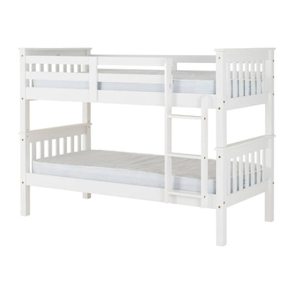 Seconique Neptune 3' Bunk Bed White