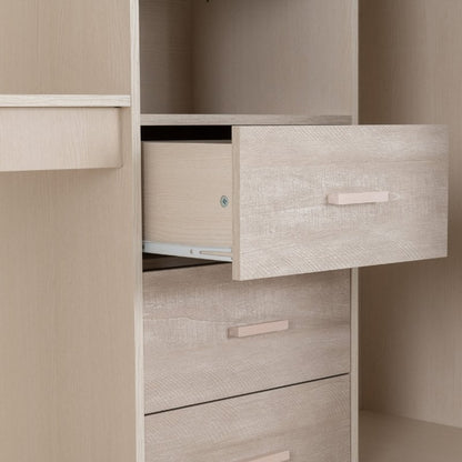 Seconique Jupiter High Sleeper Bed White & Grey