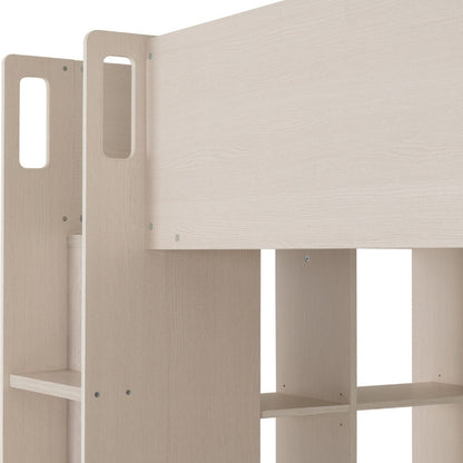 Seconique Jupiter High Sleeper Bed White & Grey