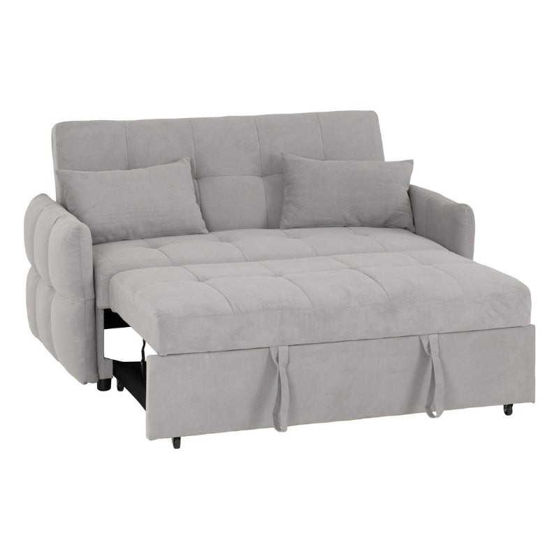 Seconique Chelsea Sofa Bed Silver & Grey