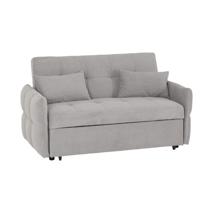 Seconique Chelsea Sofa Bed Silver & Grey