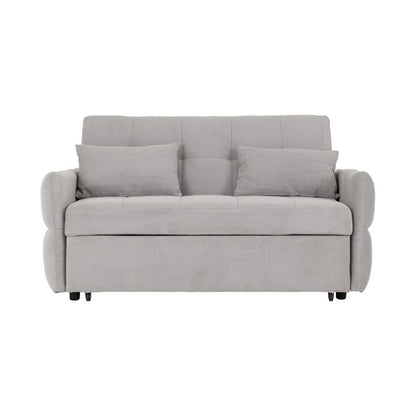 Seconique Chelsea Sofa Bed Silver & Grey
