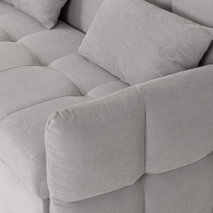 Seconique Chelsea Sofa Bed Silver & Grey