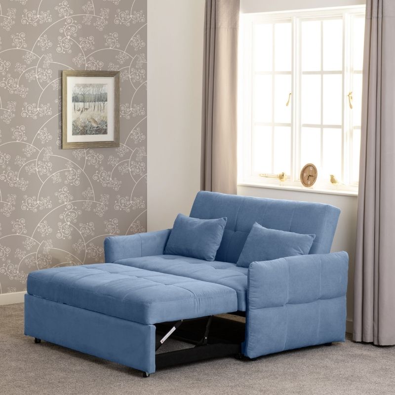 Seconique Chelsea Sofa Bed Blue