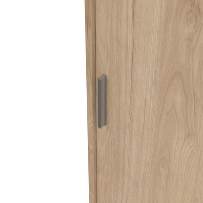 Furniture To Go Naia 2 Sliding Doors 1 Door 3 Drawers Wardrobe Jackson Hickory Oak