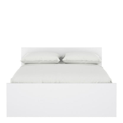 Furniture To Go Double Bed White High Gloss