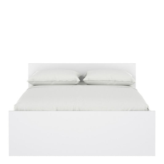 Furniture To Go Double Bed White High Gloss