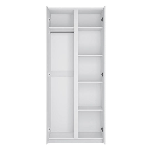 Furniture To Go Fribo 2 Door Wardrobe White
