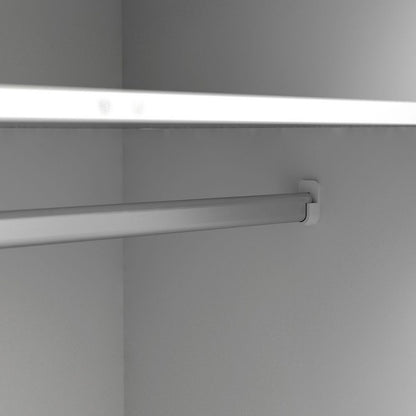Furniture To Go Oslo 3 Doors 3 Drawers Wardrobe White & Oak