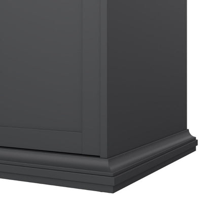 Furniture To Go Paris 3 Door Wardrobe Matte Grey