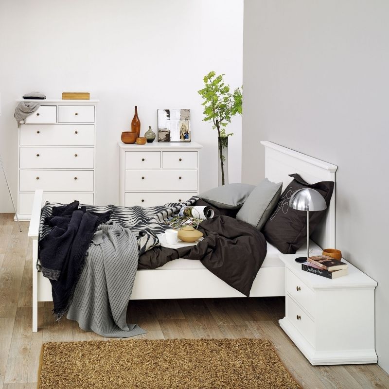 Furniture To Go Paris Super King Bed White