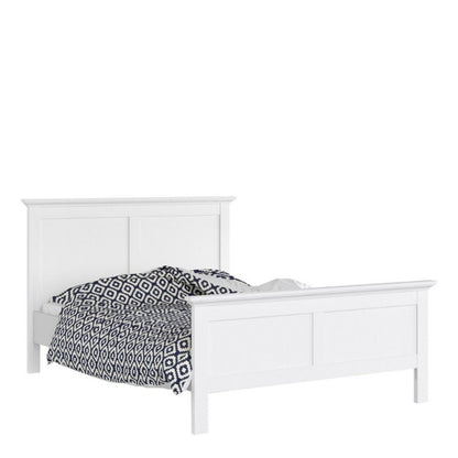 Furniture To Go Paris Double Bed White