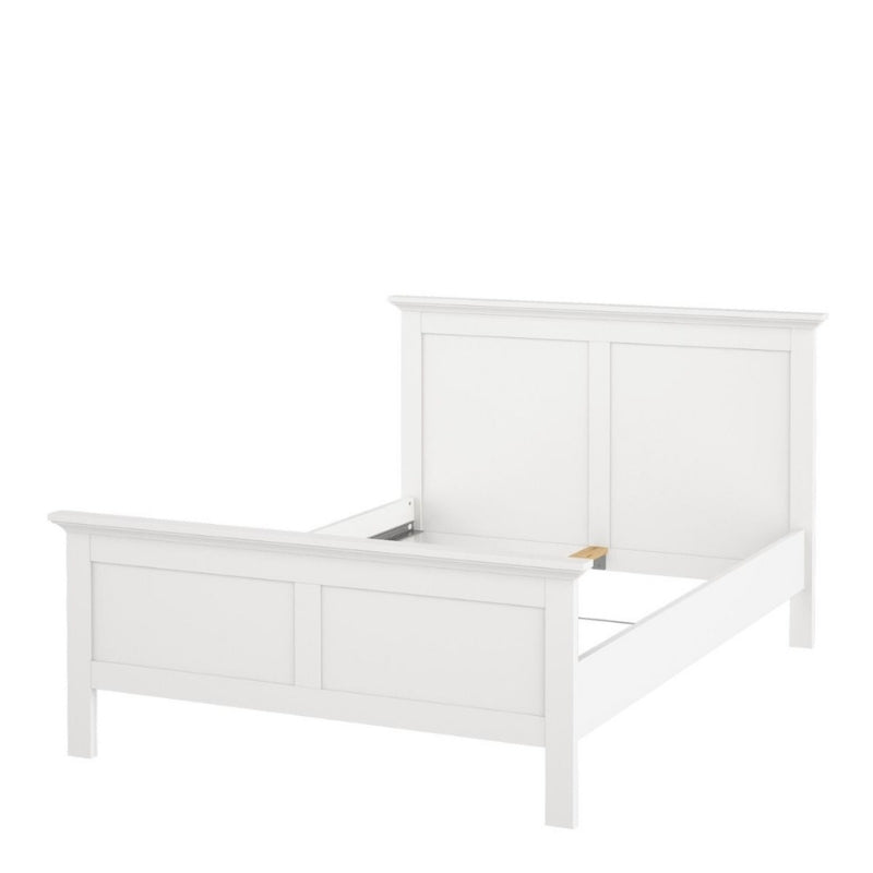 Furniture To Go Paris Double Bed White