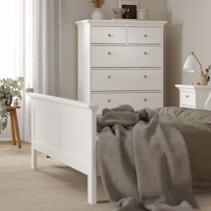 Furniture To Go Paris Double Bed White