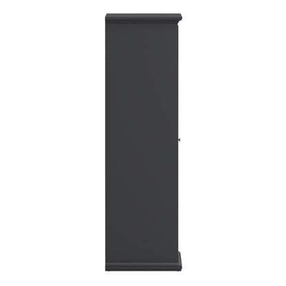 Furniture To Paris 2 Door Wardrobe Matte Grey