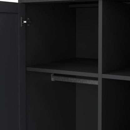 Furniture To Paris 2 Door Wardrobe Matte Grey