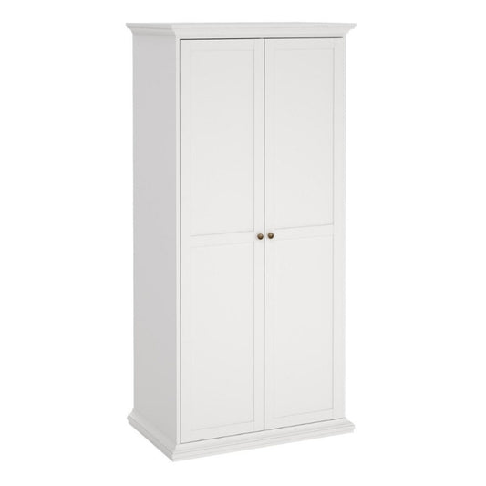 Furniture To Go Paris 2 Door Wardrobe White