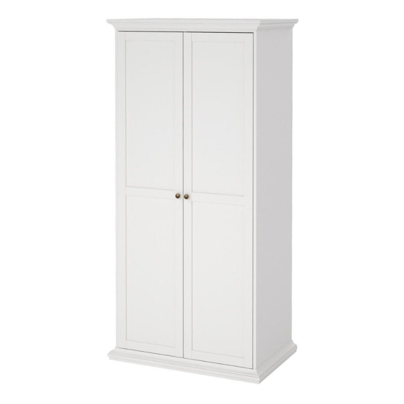 Furniture To Go Paris 2 Door Wardrobe White