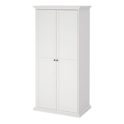 Furniture To Go Paris 2 Door Wardrobe White