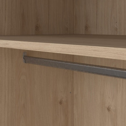 Furniture To Go Barcelona 3 Door Wardrobe Jackson Hickory Oak
