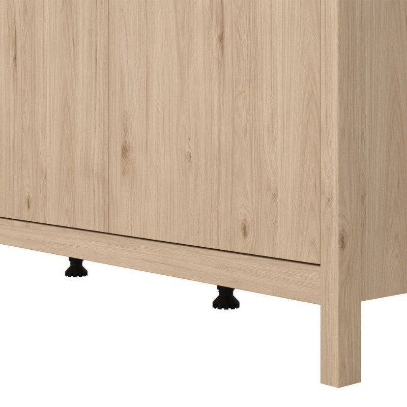 Furniture To Go Barcelona 3 Door Wardrobe Jackson Hickory Oak