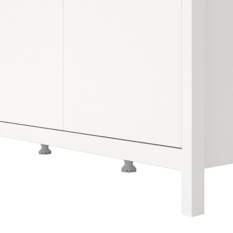 Furniture To Go Madrid 3 Door Wardrobe White