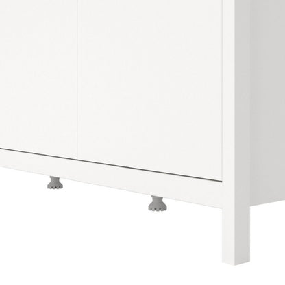 Furniture To Go Madrid 3 Door Wardrobe White