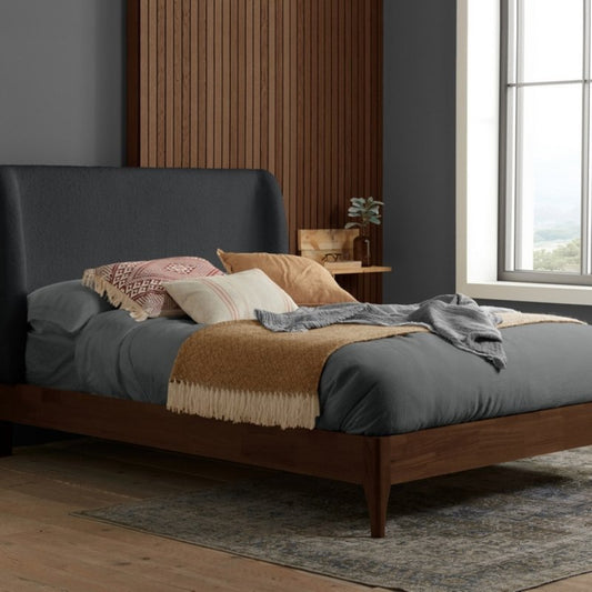 Birlea Halfden King Bed Grey