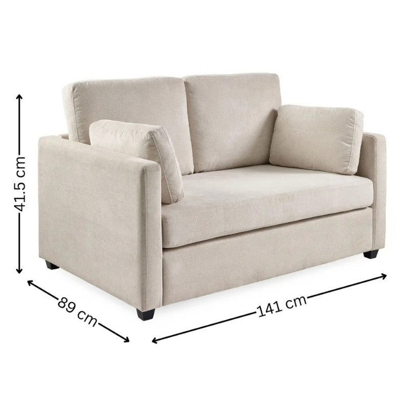 Julian Bowen Ottilie 2 Seater Sofa Natural