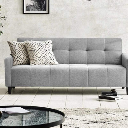 Julian Bowen Alfie 3 Seater Storage Sofabed Grey Linen