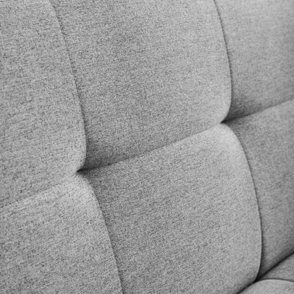 Julian Bowen Alfie 3 Seater Storage Sofa Bed Grey Linen