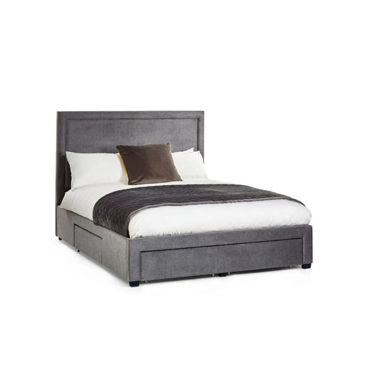 Julian Bowen Mayfair 4 Drawer King Storage Bed Grey