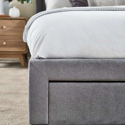 Julian Bowen Mayfair 4 Drawer King Storage Bed Grey