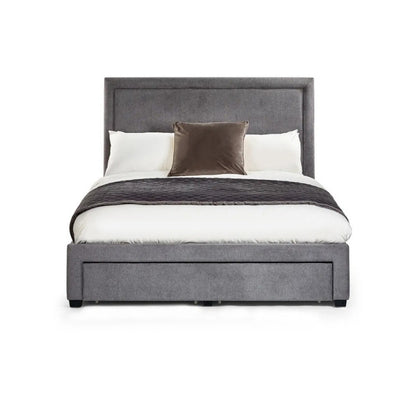 Julian Bowen Mayfair 4 Drawer King Storage Bed Grey